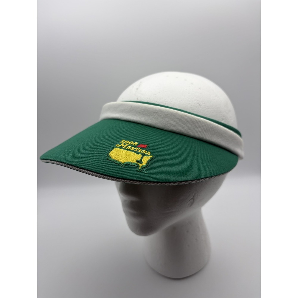 Masters 2008 Hat Visor Mens One Size Green Golf Magnolia Lane Augusta National